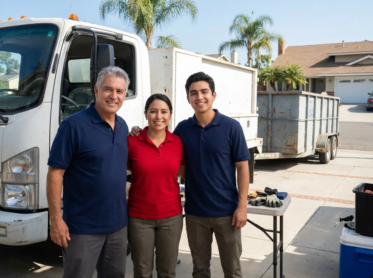 The Duncan Dumpster Rental team, dumpster rental in Anaheim, CA